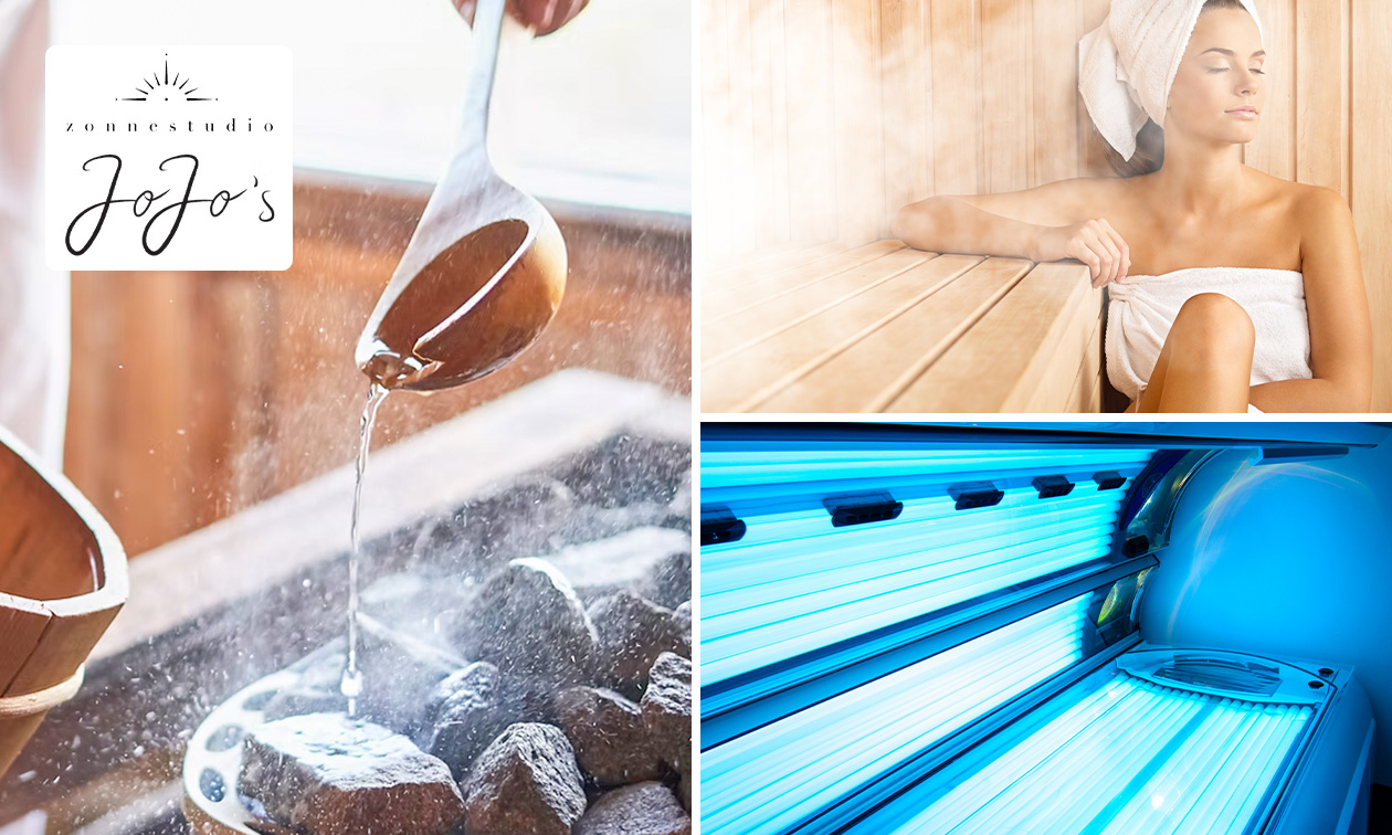 Sauna en/of zonnebankbezoek naar keuze
