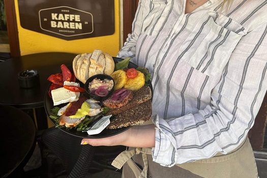 Frokosttallerken på Kaffebaren