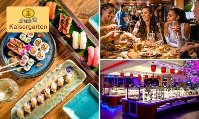 All-You-Can-Eat & Drink (3 Stunden) + 1 Cocktail zum Mittag oder Abend im Kaisergarten