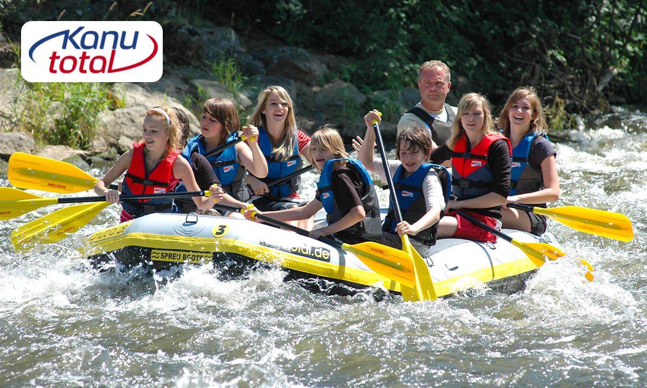 Rafting Tour über 12 Km für 2, 4 oder 10 Personen