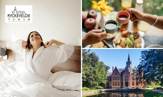 Nuit(s) pour 2 + petit-déjeuner + check-out tardif + cava + évtl. dîner près de Bruges