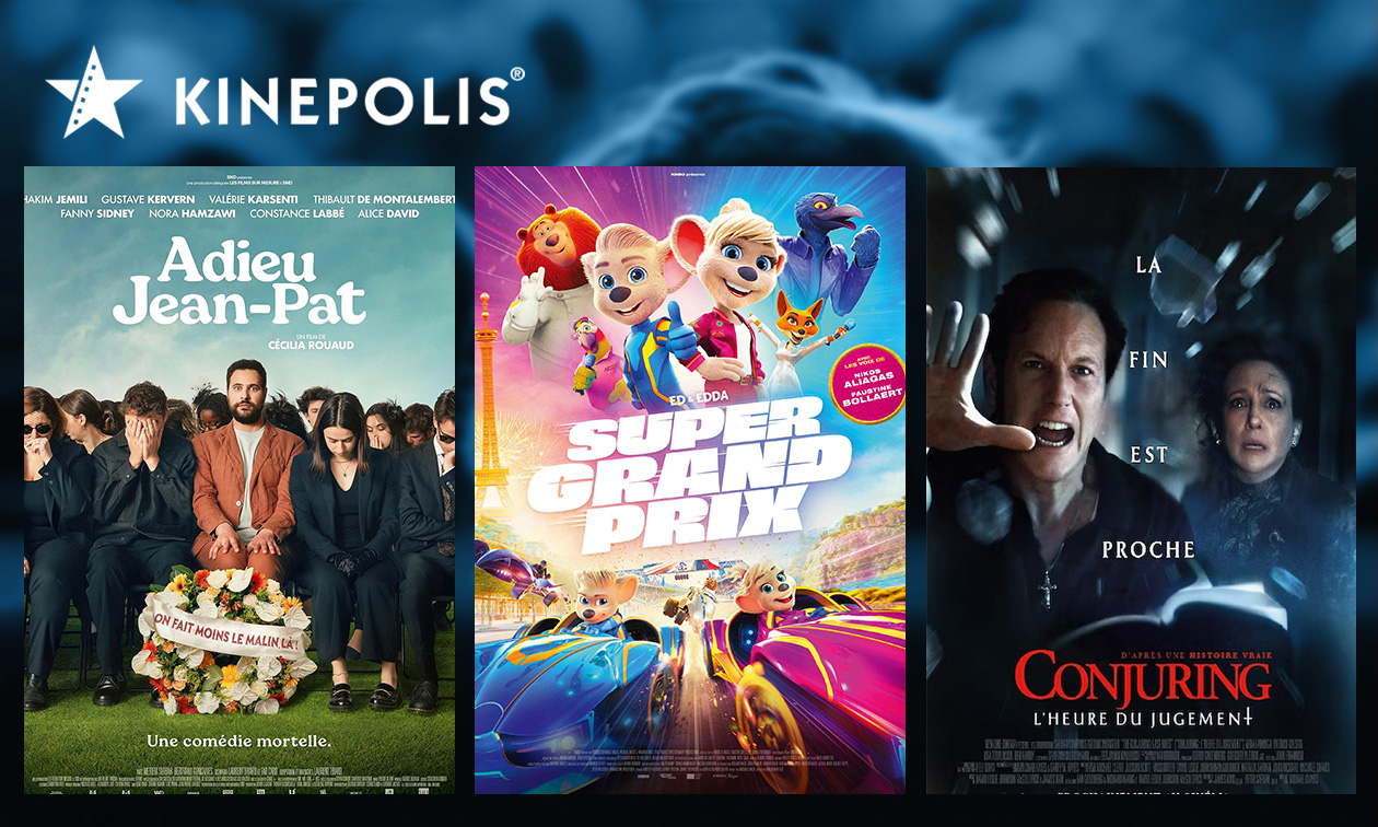 Ticket de cinéma pour Kinepolis en France