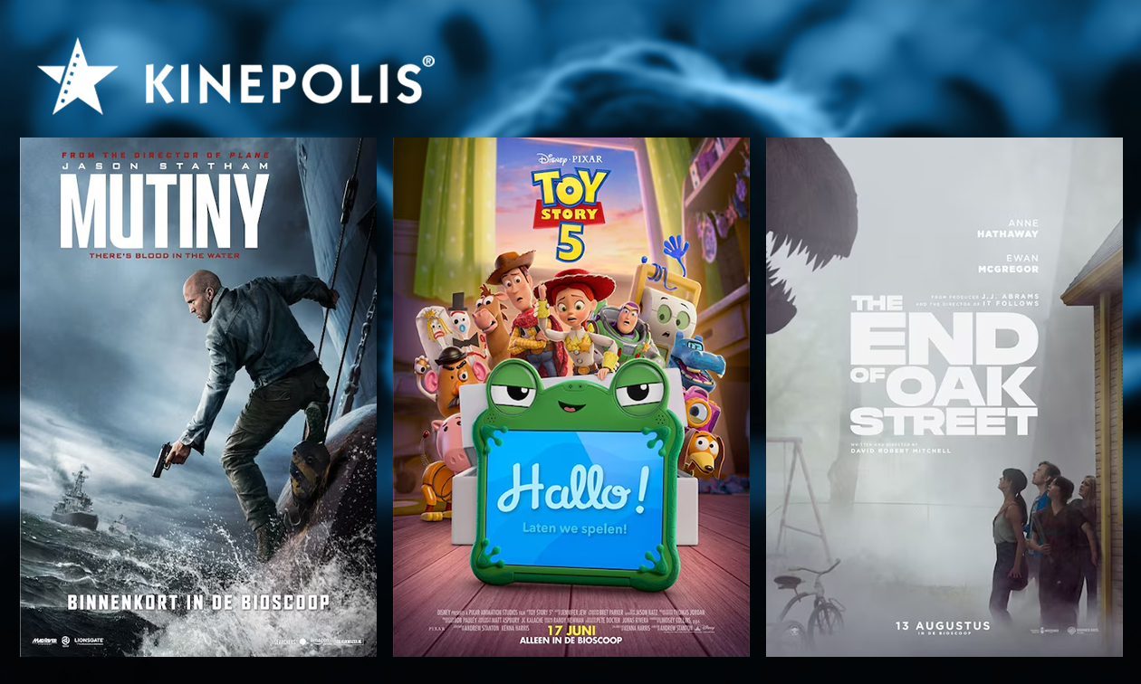 1-persoonsticket + popcorn of familieticket bij Kinepolis Hoofddorp