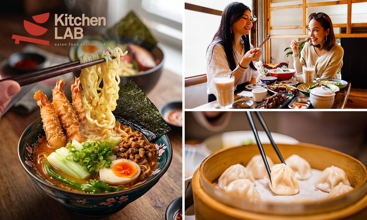 2-gangen ramenlunch of -diner