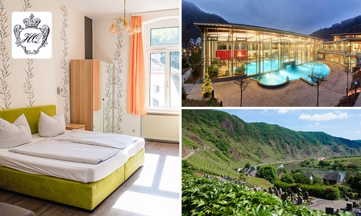 2 nuits pour 2 + petit déjeuner + bouteille de vin + évtl. wellness près de la Moselle