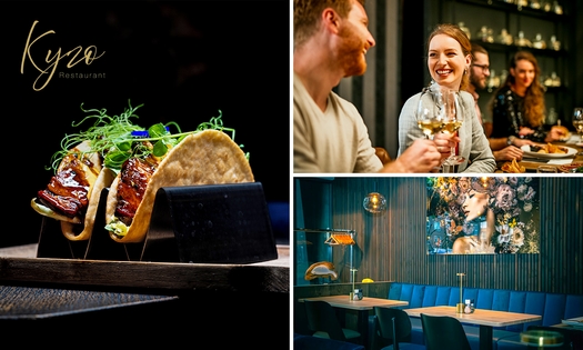 Shared dining-diner + wijn, bier of fris naar keuze bij Kyzo