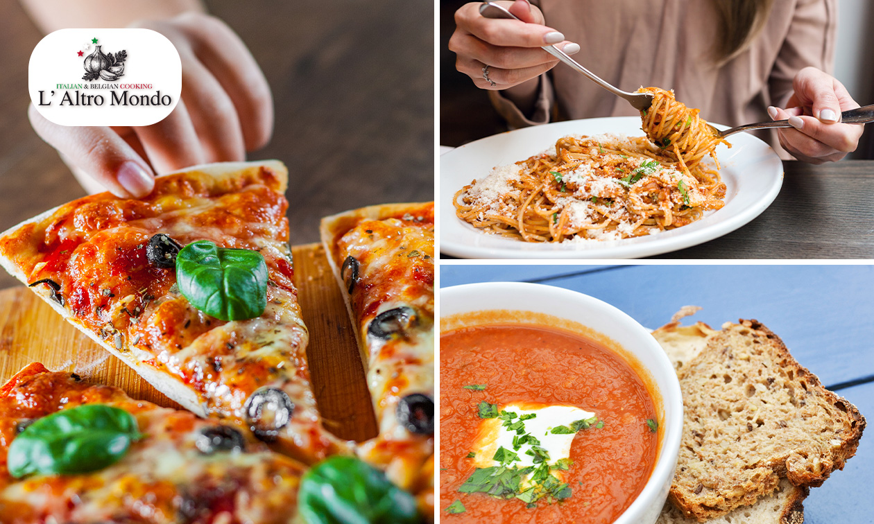 Menu en 3 services à la carte à La Corte Gastronomica