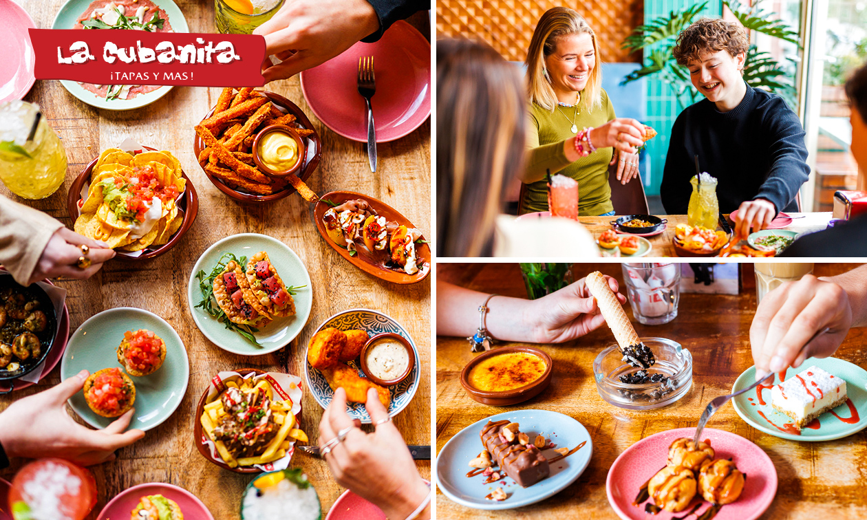 Onbeperkt tapas, drankjes en desserts bij La Cubanita in Almere