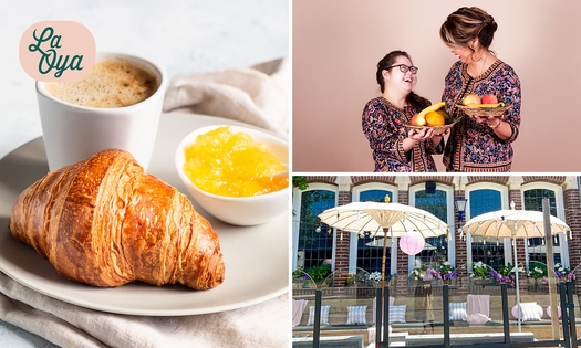 Ontbijt + warme drank + jus d'orange bij La Oya in hartje Venlo