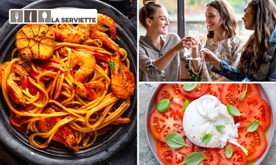 3-gangendiner à la carte bij La Serviette