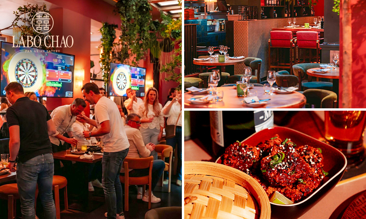 Voor 2 tot 6 personen: interactieve darts (1 uur) + luxe snackplateau