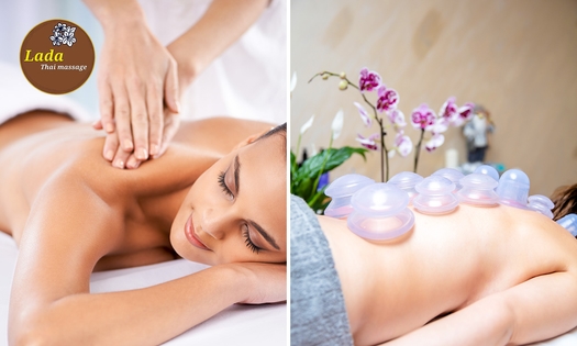 Ontspanningsmassage of cuppingmassage (60 min)