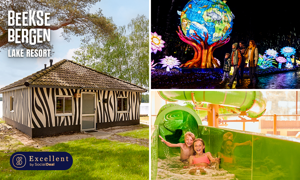 Wochenende oder Wochenmitte (5-6 Personen) im Lake Resort Beekse Bergen