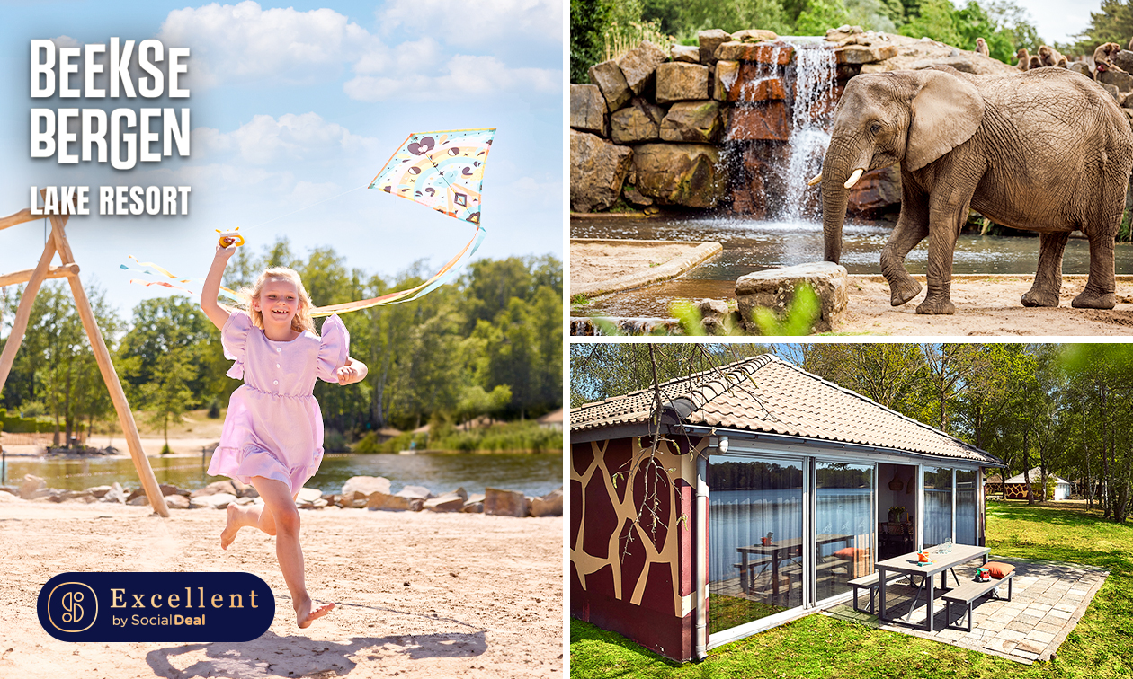 Wochenmitte oder Wochenende (3-6 Pers.) im Lake Resort Beekse Bergen + Eintritt in den Safaripark