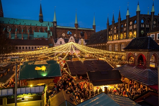Viva Hotel og julemarked i Lübeck