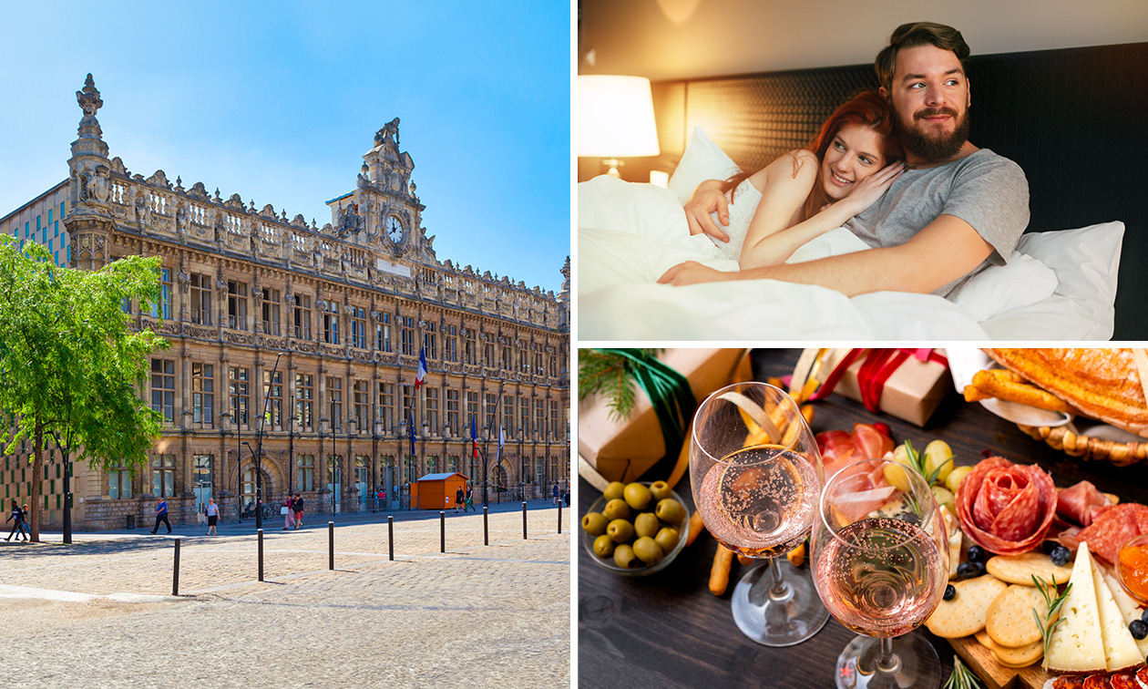 Übernachtung für 2 + Frühstück + Late Check-out + Getränk mit Tapas in Valenciennes