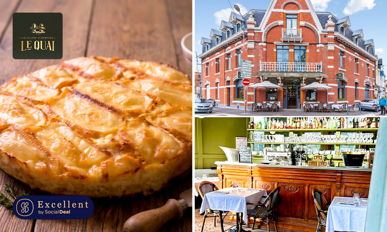 Tarte au Maroilles à partager + bières ou boissons non alcoolisées près de Lille