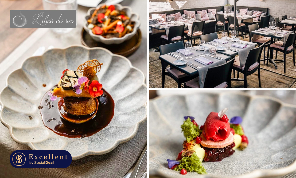 4-, 5- of 6-gangenlunch of -diner + amuse van de chef