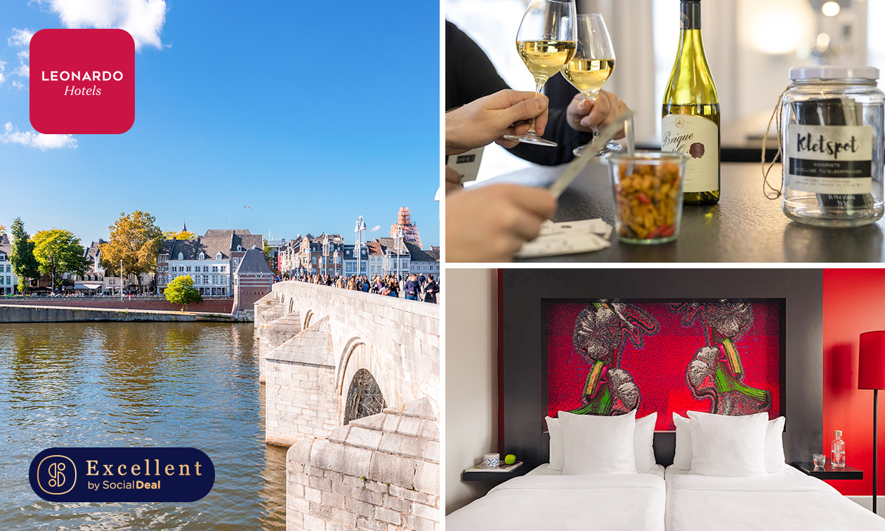 Übernachtung für 2 + Frühstück + Late Check-out im Herzen von Maastricht