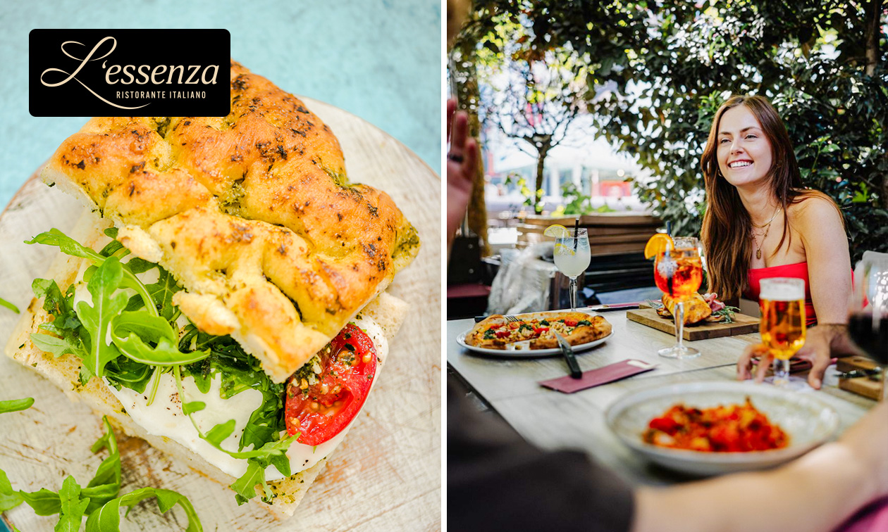 2-gangen keuzelunch bij L'Essenza in hartje Rotterdam