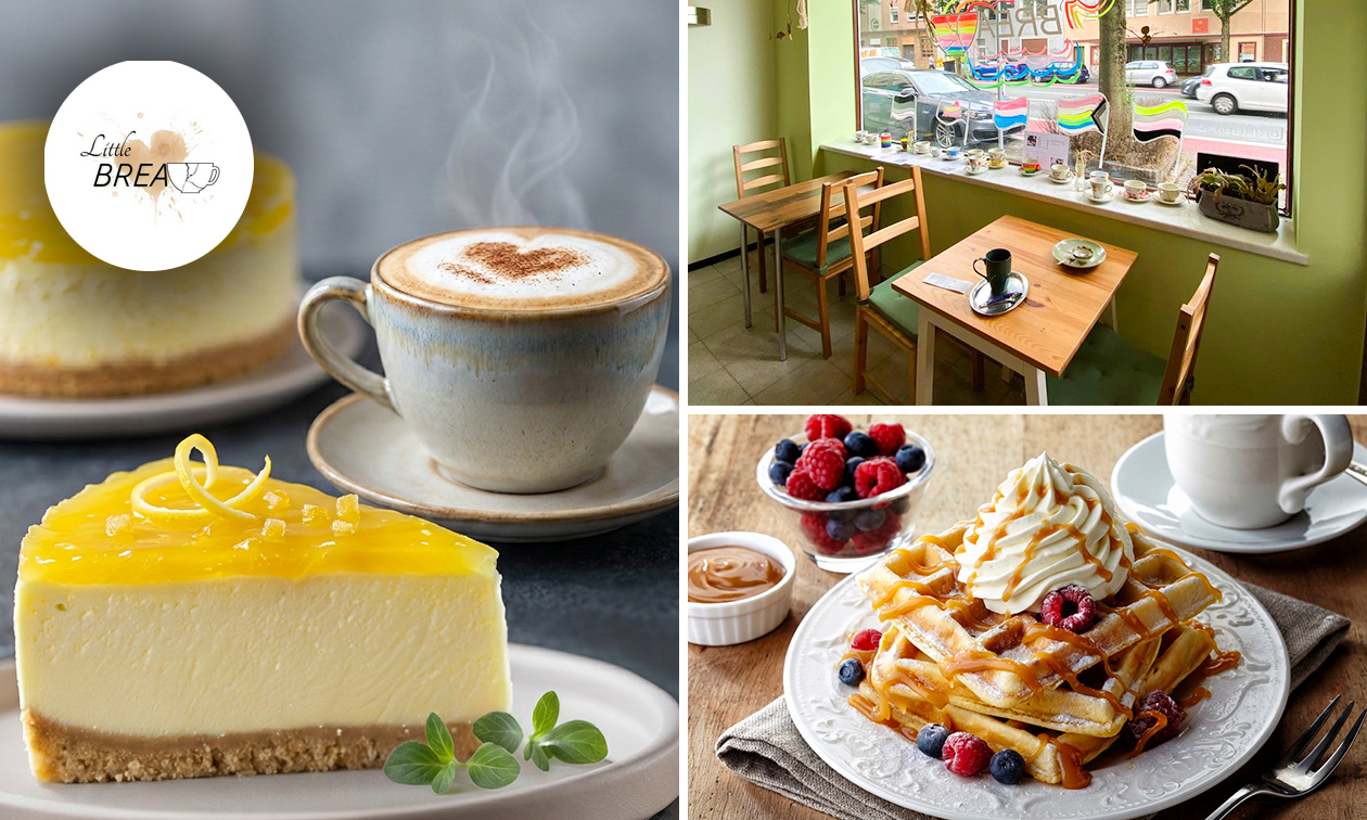 Kuchen oder Waffel + Heißgetränk nach Wahl