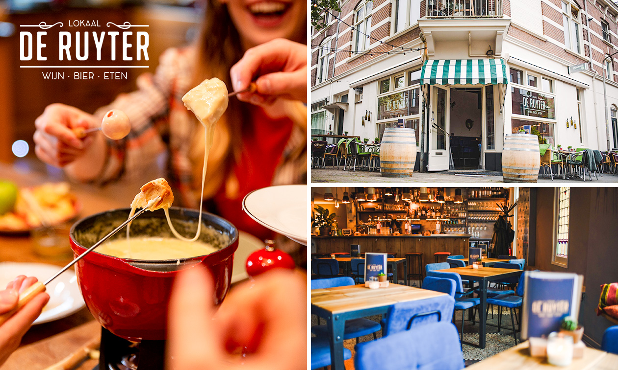 Kaasfondue bij Lokaal de Ruyter in Nijmegen