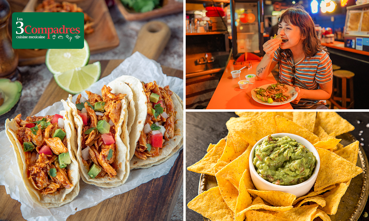 Menu mexicain en 2 ou 3 services au choix à Lille