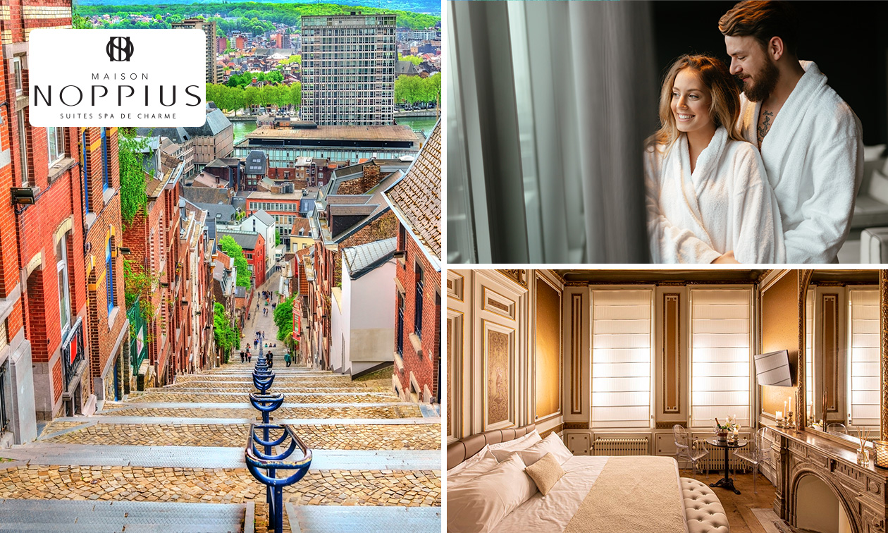 Übernachtung für 2 + Gläser Sekt in Lüttich