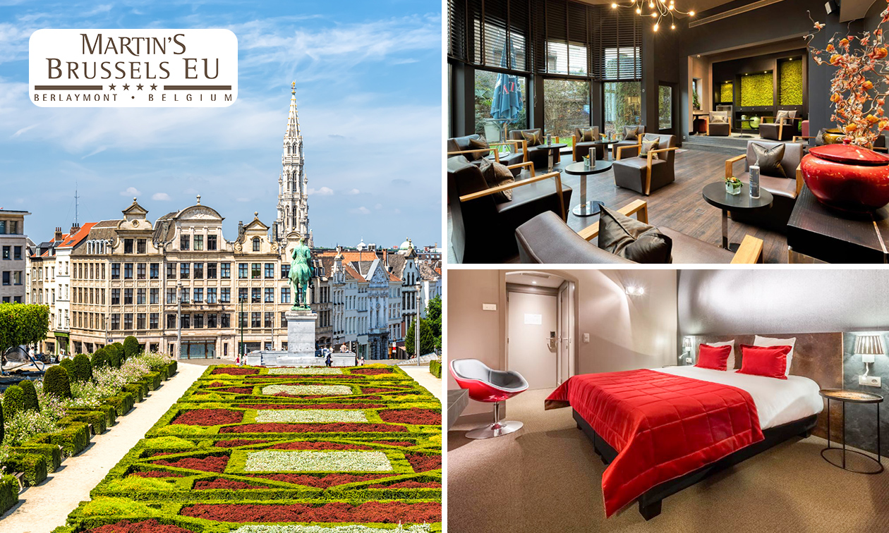 Übernachtung für 2 + Frühstück + Glas Cava + Late Check-out in Brüssel