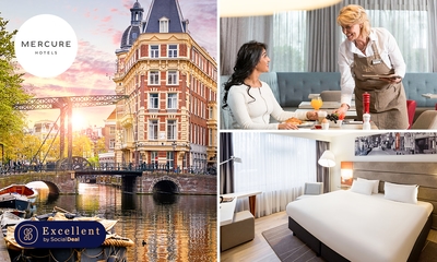 Luxus-Übernachtung für 2 + Frühstück in Amsterdam