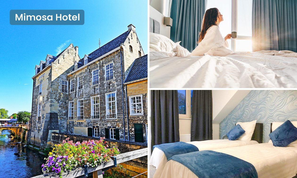 Übernachtung für 2 oder 3 Personen + Frühstück + Late Check-out in Valkenburg