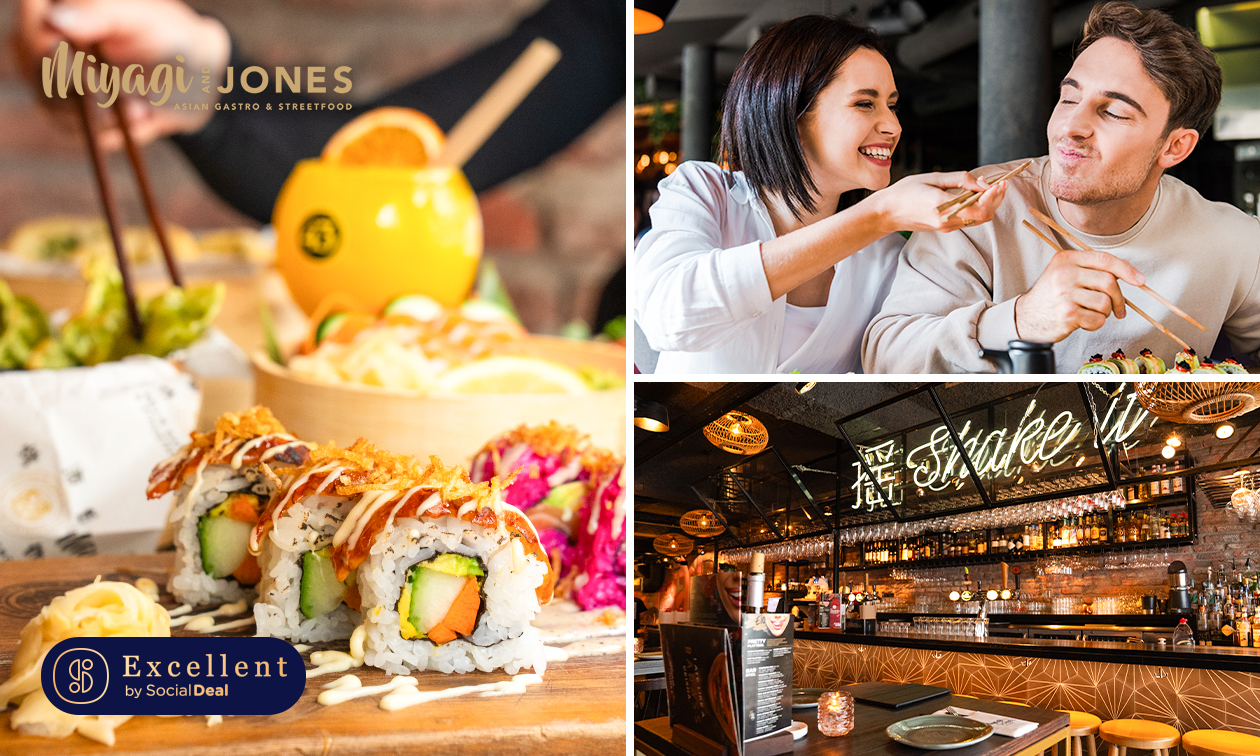 All-You-Can-Eat (2 uur) + dessert bij Miyagi and Jones in hartje Utrecht