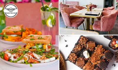 Burger of toastie + friet + mocktail of loaded pancake/brownie/croffle + warme drank in Kortrijk