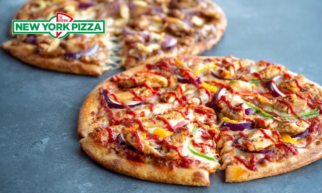 Pizza naar keuze (25, 30 of 35 cm) voor afhaal
