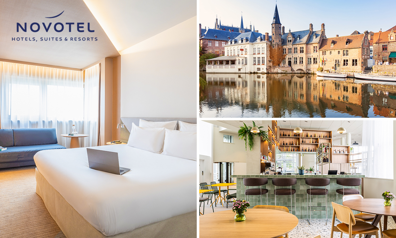 Übernachtung für 2 + Frühstück im Herzen von Brügge