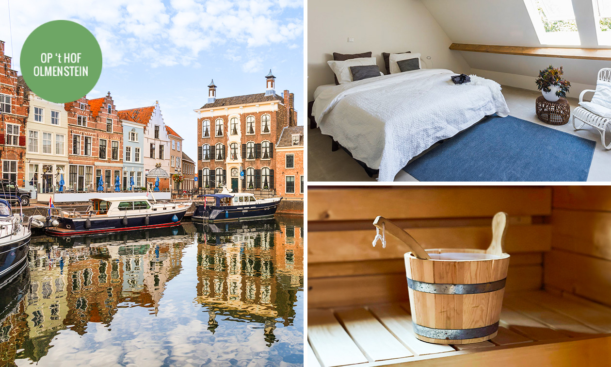 Übernachtung für 2 + Frühstück + Sauna + Late Check-out bei Goes