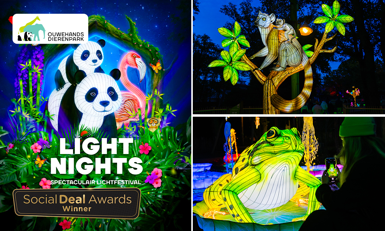 Eintritt Light Nights im Ouwehands Dierenpark