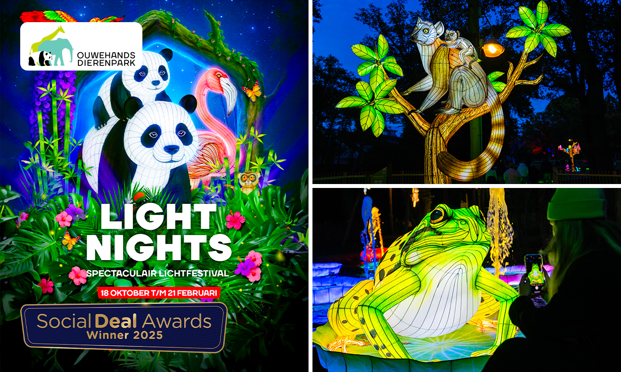 Eintritt Light Nights im Ouwehands Dierenpark