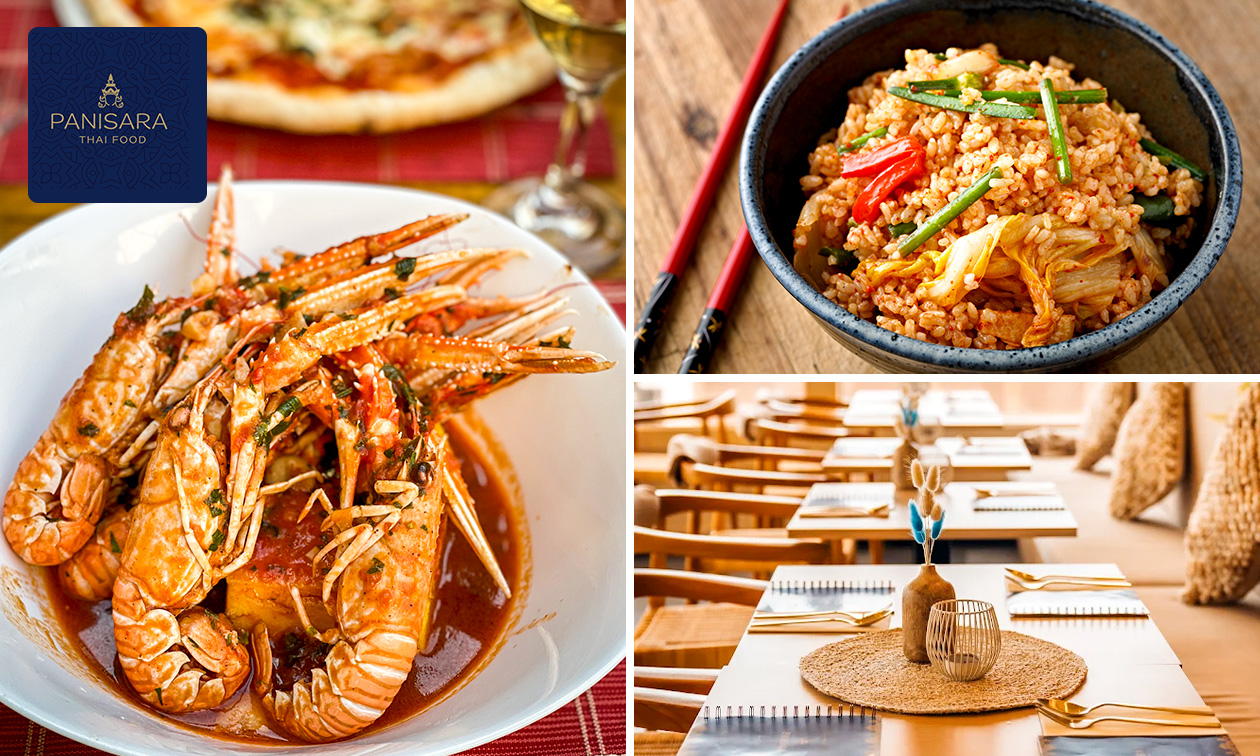 Thaise 2-gangen keuzelunch of -diner aan het strand van Middelkerke