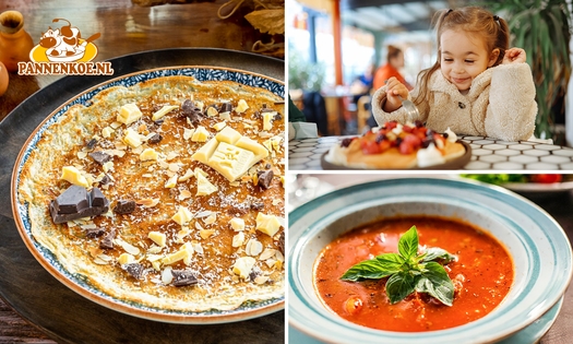 2- of 3-gangenlunch of -diner à la carte in Gouda