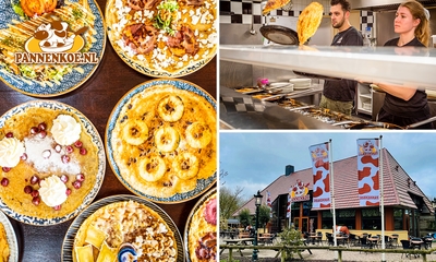 2- of 3-gangenlunch of -diner à la carte bij Pannenkoe in Schiedam