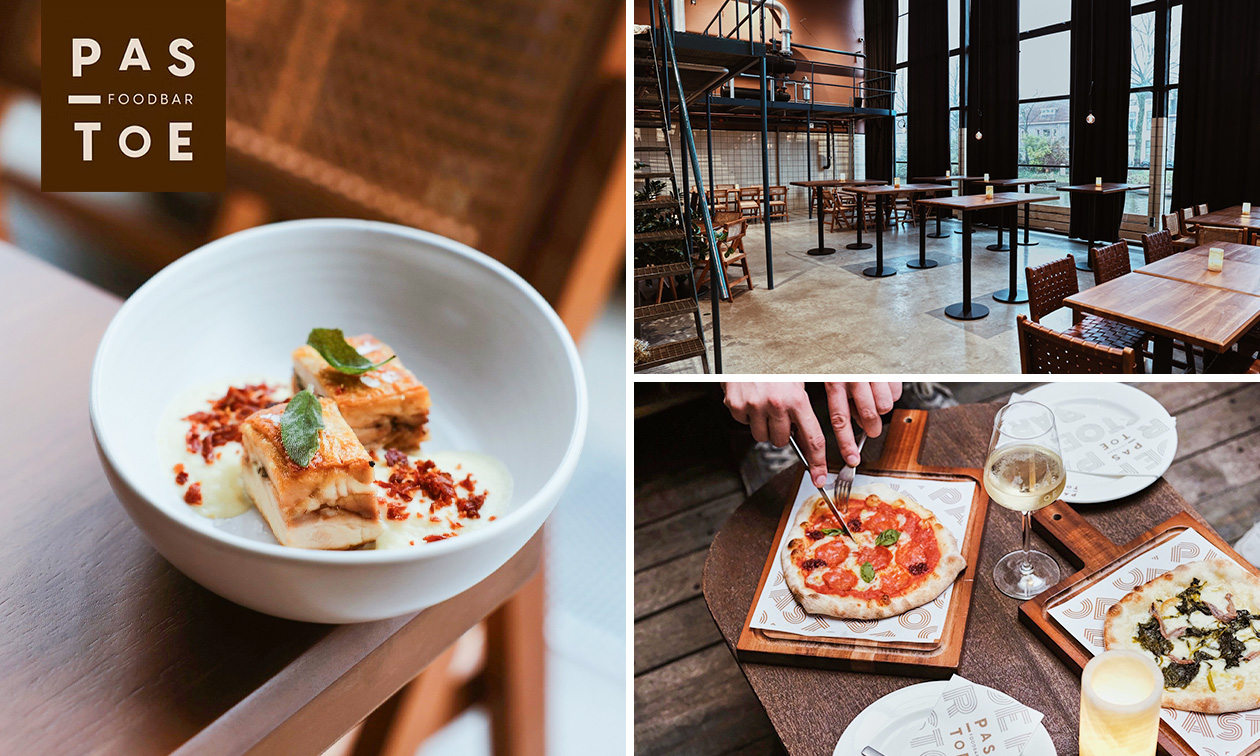 3-gangen shared dining-diner + dessert bij Pastoe Foodbar