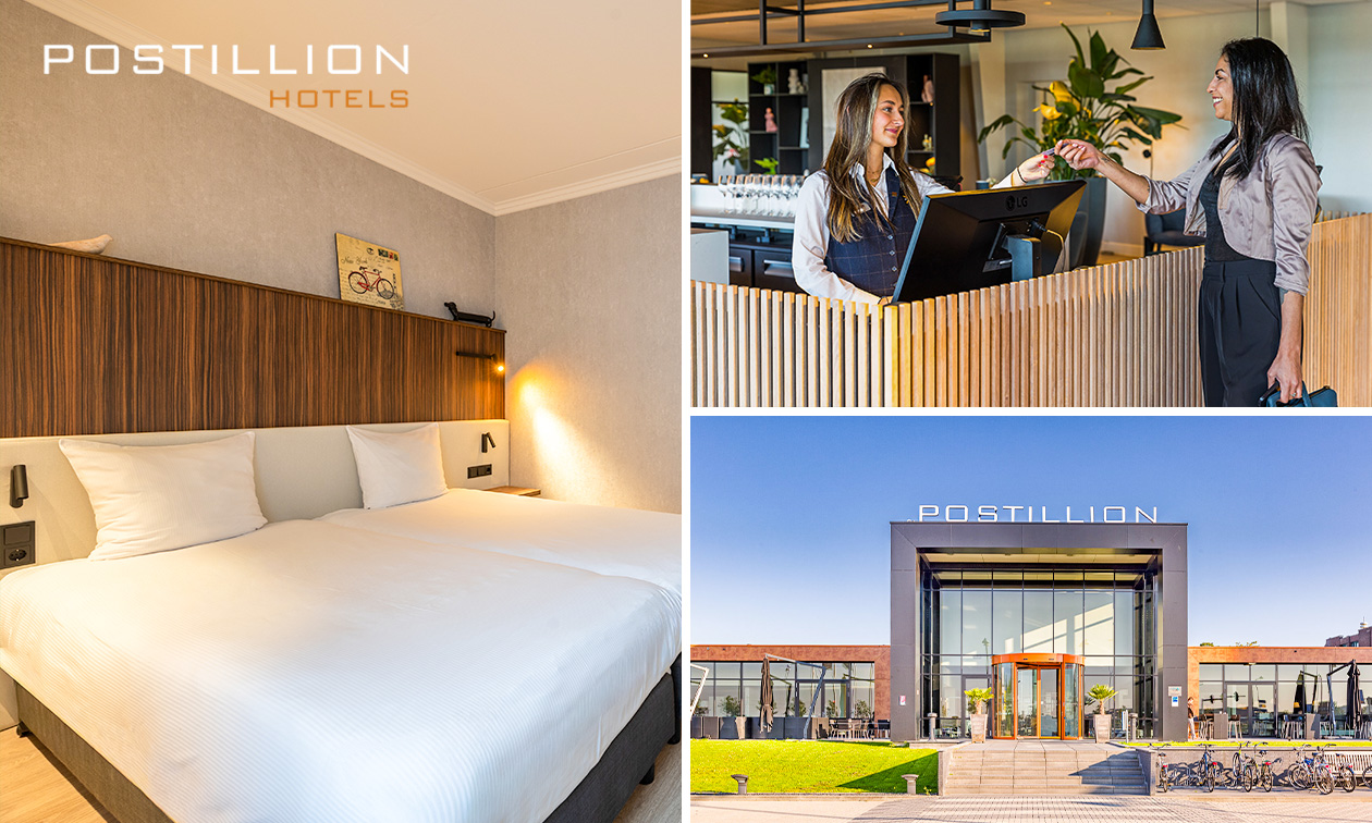 Übernachtung für 2 in der Nähe von Utrecht + Getränk + Frühstück + opt. 3-Gänge-Menü