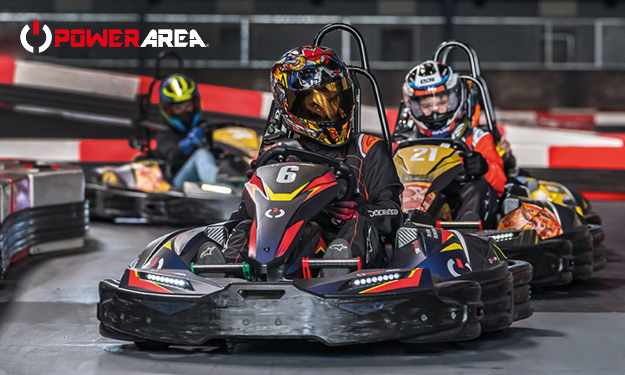 2 oder 3 Go-Kart Fahrten bei Powerarea