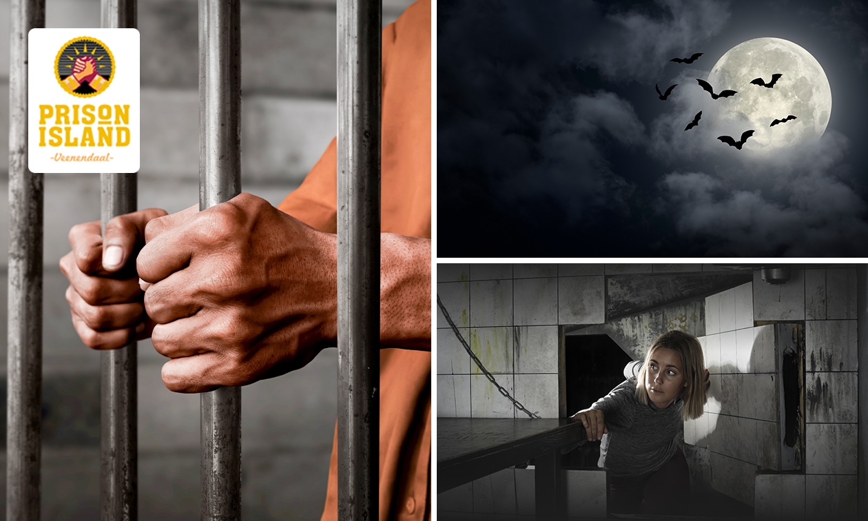 Prison Island-escapegame (90 min) + drankje en bitterballen of diner