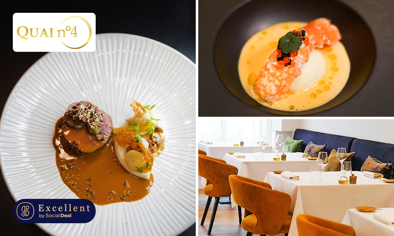 Menu gastronomique en 4 ou 6 services au coeur d'Ath