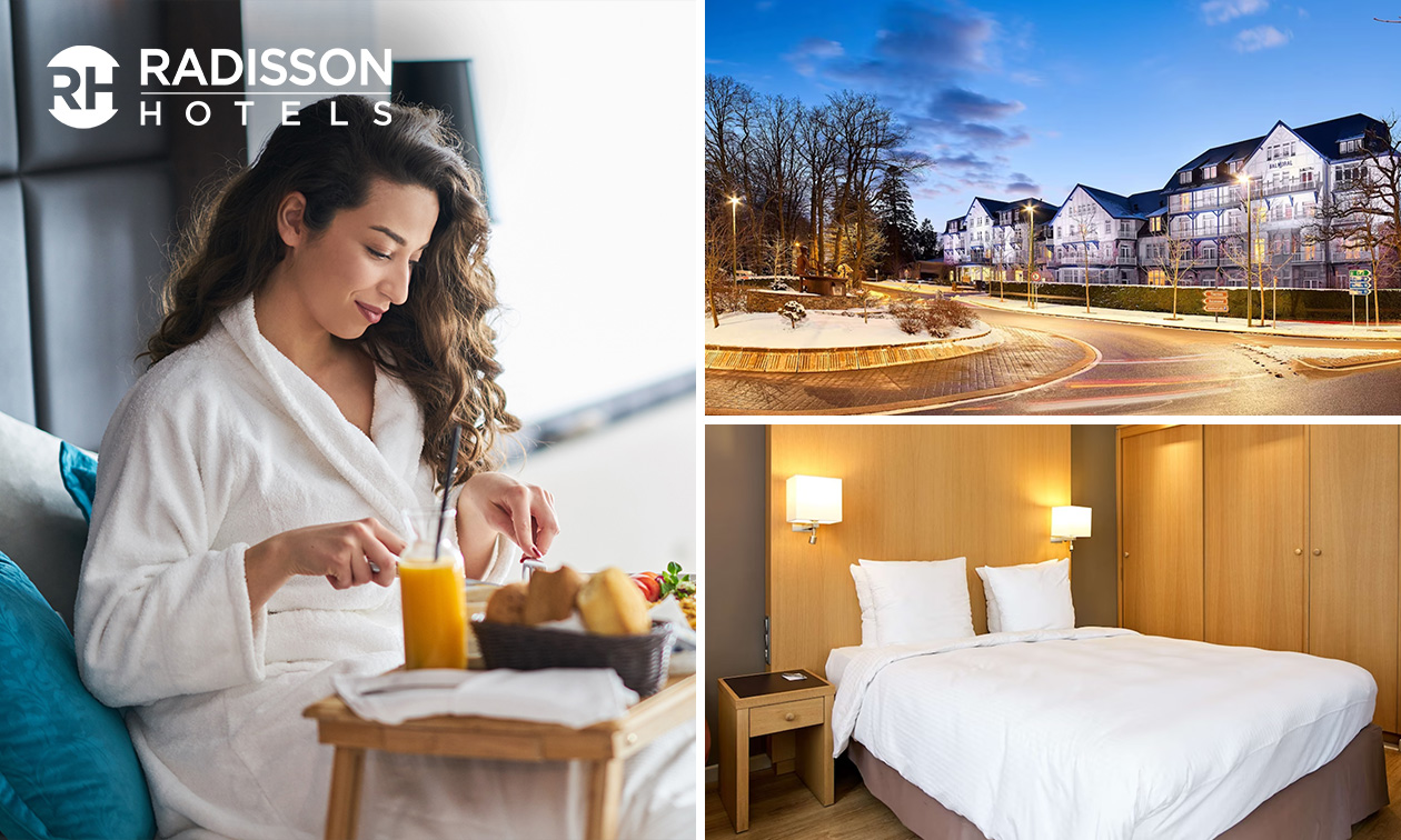 Übernachtung für 2 + Frühstück + Wellness + Getränk + mehr im Radisson Blu Balmoral Hotel