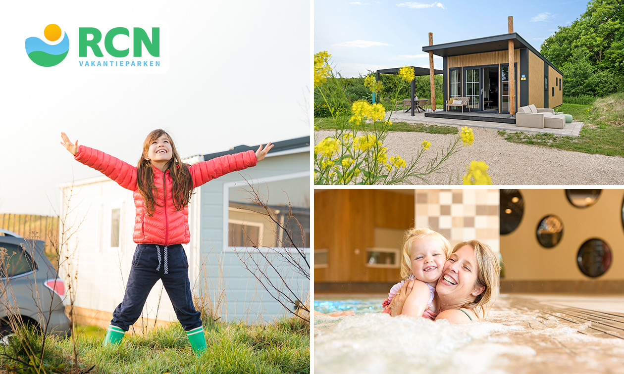 Übernachtung(en) für 3 in einem Mobilheim oder für 4 bis 6 in einem Dünenchalet in Ouddorp