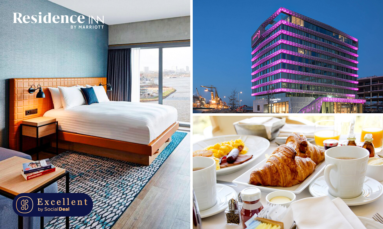 Luxus Übernachtung für 2 + Frühstück + Late Check-Out in Amsterdam