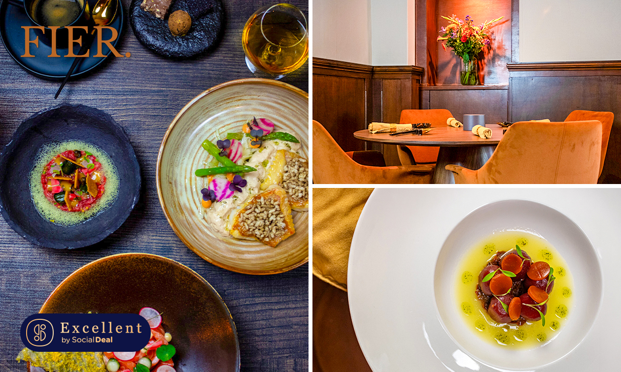 2-gangen keuzediner aan de bar bij Restaurant & Gastrobar Fier